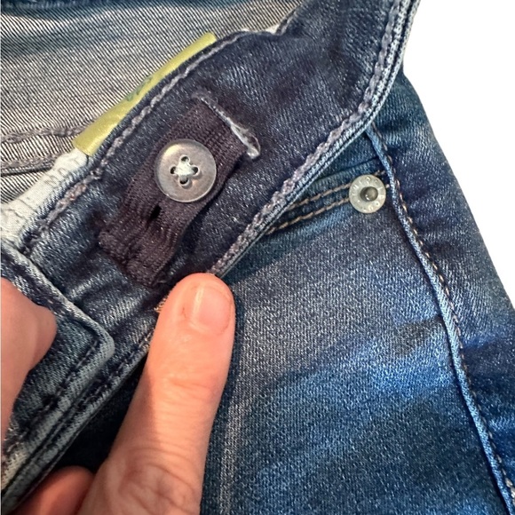 Thereabouts Girls Skinny Jeans Size 6 Blue Denim - Picture 3 of 4